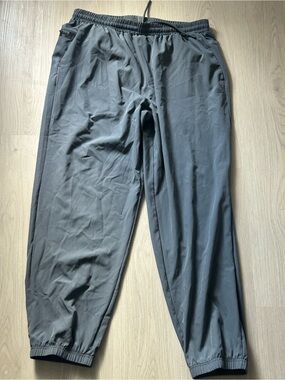 Ross Sportswear Men's Charcoal Gray Jogger Pants
